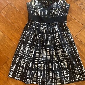 East 5th Black and White Formal Dress